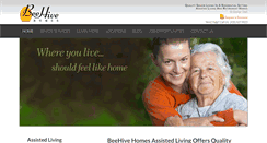 Desktop Screenshot of beehivecare.com